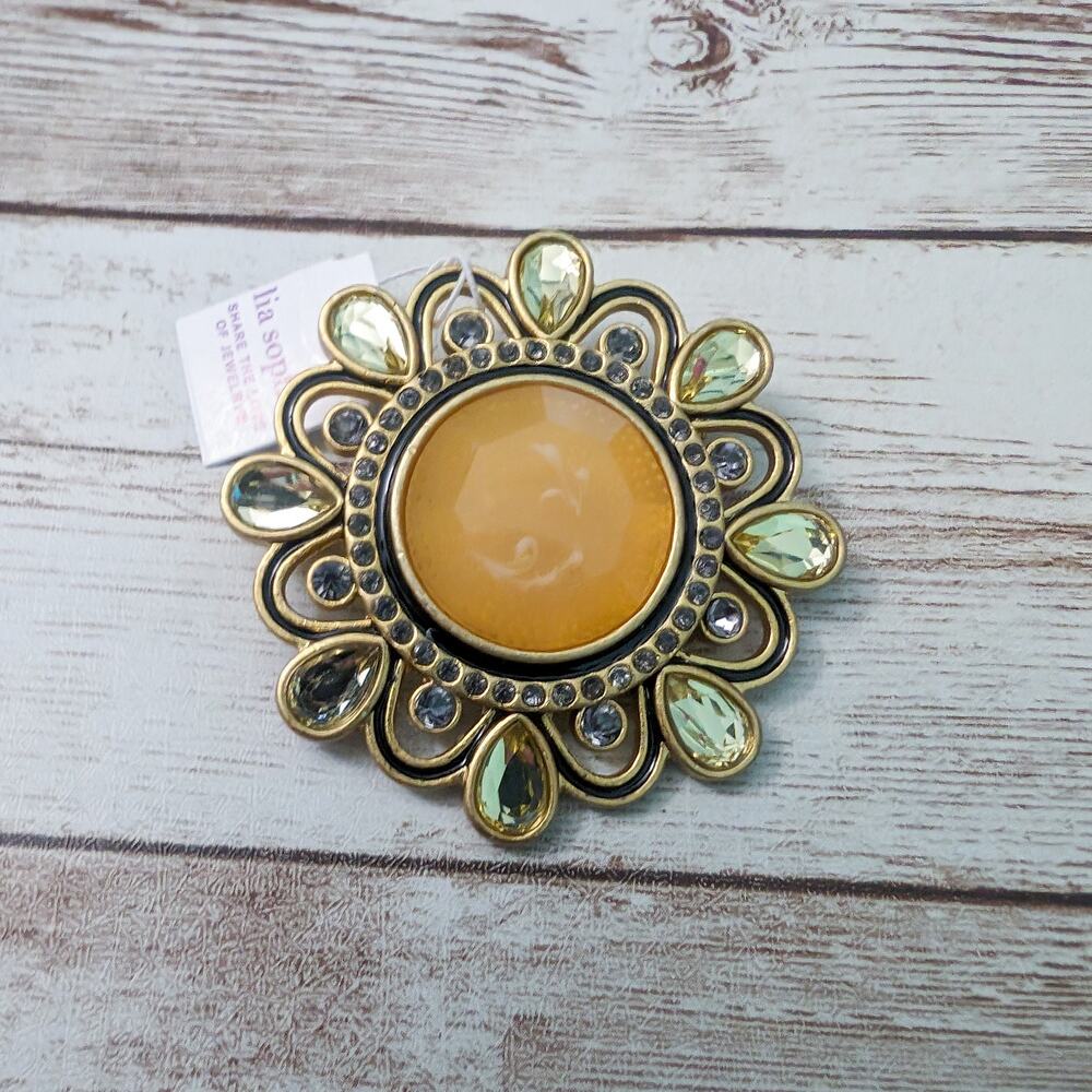 Lia Sophia Brooch Large - With Tags
